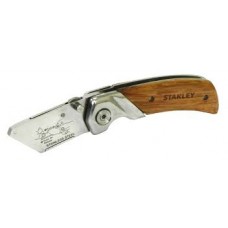 Cutter utilitar pliabil cu maner de lemn STANLEY