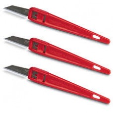 Cutit de precizie hobby cu maner din plastic 3 bucati STANLEY