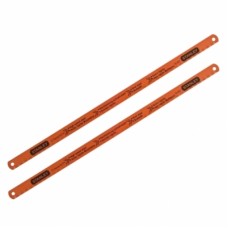 Set 2 lame bi-metal HSS 24 TPI Rubis STANLEY.