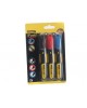 Set marker permanent 3 buc STANLEY