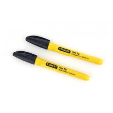 Set marker permanent negru 2 buc STANLEY