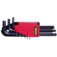 STANLEY. Set 9 imbusuri hexagonale 1.5 - 10 mm cu bila