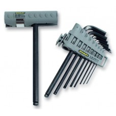 STANLEY. Set 9 imbusuri hexagonale in L 1.5 - 10 mm cu maner