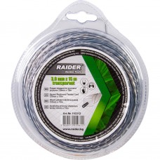 RAIDER Fir patrat rasucit pentru motocoase 3.0mm х 15m transparent