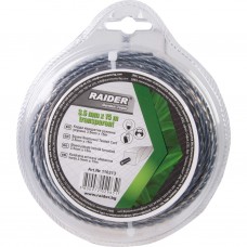 RAIDER Fir patrat rasucit pentru motocoase 3.5mm х 15m transparent
