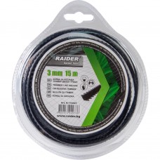 RAIDER Fir trimmer dinte fierastrau 3.0 mm х 15 m negru