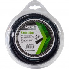 RAIDER Fir trimmer dinte fierastrau 4.0 mm х 15 m, negru