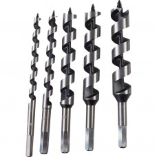 RAIDER Set 5 burghie prindere hexagonala pentru lemn, diametru 10-22 mm, lungime 25mm