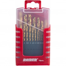 RAIDER Set 19 burghie pentru metal HSS+TIN, prinde..