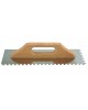 Gletiera inox crestata 460x130 mm si dinti 8x8 mm VOREL