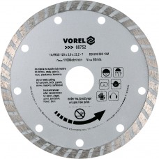 Disc diamantat turbo 125 mm VOREL Disc diamantat turbo 125 mm VOREL
