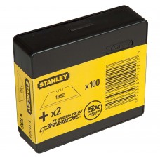 Set 100 lame trapezoidale cu orificiu 1992 STANLEY. Set 100 lame trapezoidale cu orificiu 1992 STANLEY.