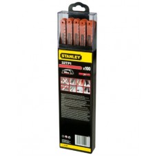 Set 100 lame bi-metal HSS 32 TPI Rubis STANLEY.