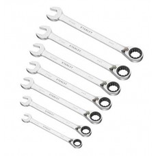 STANLEY. Set chei combinate cu clichet 7 buc..