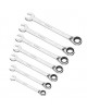 STANLEY. Set chei combinate cu clichet 7 buc