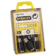 STANLEY. Set 5 adaptori magnetici cu blocare 1/4 STANLEY. Set 5 adaptori magnetici cu blocare 1/4