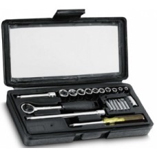 Trusa 21 piese tubulare 1/4 in sistem metric STANLEY