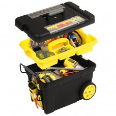 Lada metalica mobila pro cu organizator de buzunar si tava STANLEY