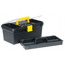 Cutie pentru unelte cu doua organizatoare detasabile si tava STANLEY