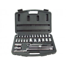 STANLEY Trusa tubulare de 30 piese 1/2"