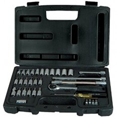 Trusa 40 piese tubulare 1/4 in sistem metric STANLEY
