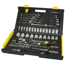 STANLEY Trusa 75 piese chei tubulare 4-34 mm si  chei combinate 8-21 mm