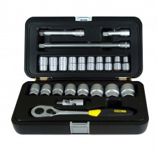 Trusa 23 piese tubulare 1/2 in sistem metric STANLEY