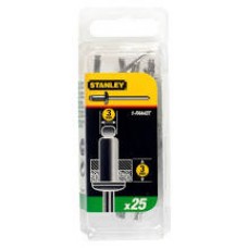 Nituri de aluminiu 3x3 mm 25 bucati STANLEY