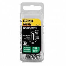 Nituri de aluminiu 4x3 mm 20 bucati STANLEY Nituri de aluminiu 4x3 mm 20 bucati STANLEY