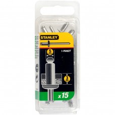 Nituri de aluminiu 5x3 mm 15 bucati STANLEY