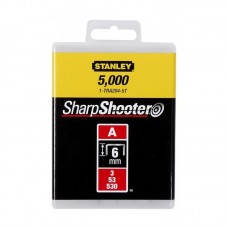 Capse pentru aplicatii uzuale 6 mm 5000 bucati STANLEY