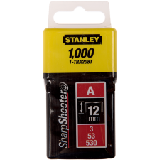 Capse pentru aplicatii uzuale 12 mm 1000 bucati STANLEY