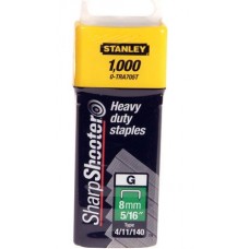 Capse pentru aplicatii profesionale tip G 8 mm 1000 bucati STANLEY