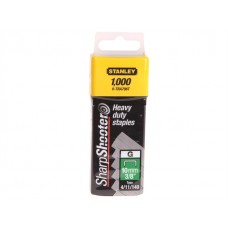 Capse pentru aplicatii profesionale tip G 10 mm 1000 bucati STANLEY