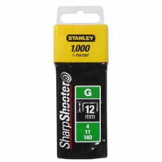 Capse pentru aplicatii profesionale tip G 12 mm 1000 bucati STANLEY
