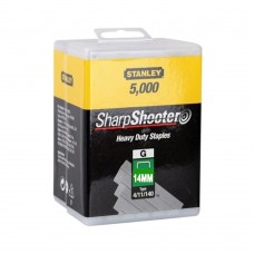 Capse pentru uz profesional tip G 14 mm 5000 bucati STANLEY.