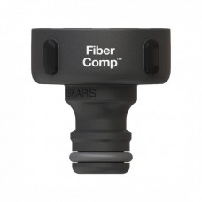 FISKARS. Adaptor robinet FiberComp, filet exterior de 1"