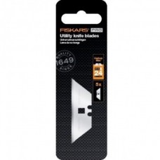 FISKARS Set 5 lame cutit utilitar CarbonMax TM, 19x61x1mm