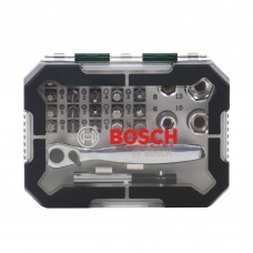 BOSCH Set capete de insurubare si chei tubulare, m..
