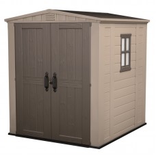 CURVER. Casuta gradina Factor 6 x 6 cu usa dubla ..