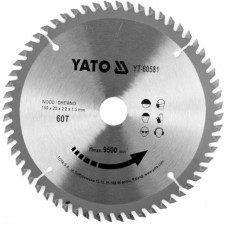 YATO Disc circular pentru lemn 160 x 2.2 x 20 mm YATO Disc circular pentru lemn 160 x 2.2 x 20 mm