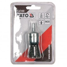 YATO Perie rotativa cupa, diametru 25 mm, prindere..