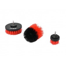 YATO Set 3 perii din nailon durabil, diametru 5, 8, 10 mm, prindere hexagonala 1/4"