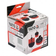 YATO Set 3 perii din nailon durabil, diametru 5, 8..