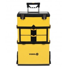 VOREL Troler pentru scule 570 x 370 x 845 mm, cu 3 sectiuni VOREL Troler pentru scule 570 x 370 x 845 mm, cu 3 sectiuni