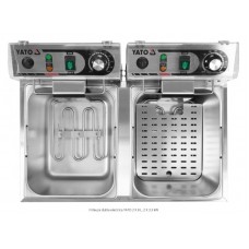 YATO Friteuza dubla electrica, capacitate 2 x 8 L,..