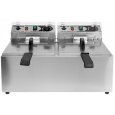 YATO Friteuza dubla electrica, capacitate 2 x 8 L,..