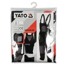 YATO Pantaloni de lucru, cu pieptar si bretele, ma..