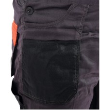 YATO Pantaloni de lucru, cu pieptar si bretele, ma..