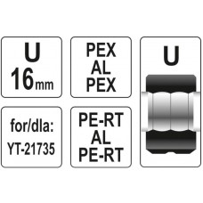 YATO Cap de schimb U16, pentru presa YT-21735 PEX-..